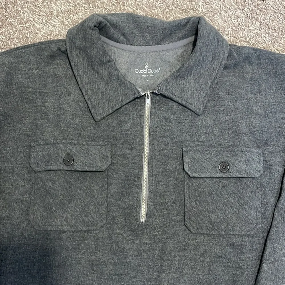 NWOT Cuddl Duds quarter zip - Picture 2 of 5